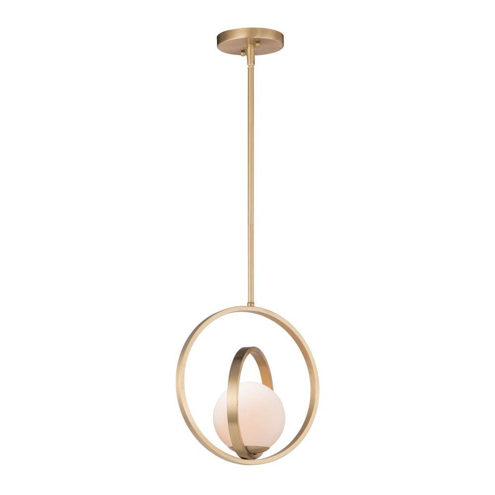 26052SWSBR-Maxim Lighting-Coronet - 12 Inch 1 Light Pendant-Satin Brass Finish