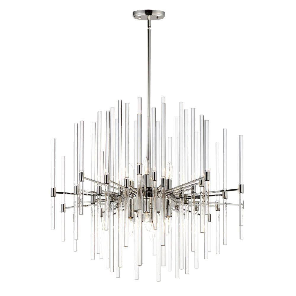 38406CLPN-Maxim Lighting-Divine - 8 Light Pendant-27.5 Inches Tall and 28.5 Inches Wide
