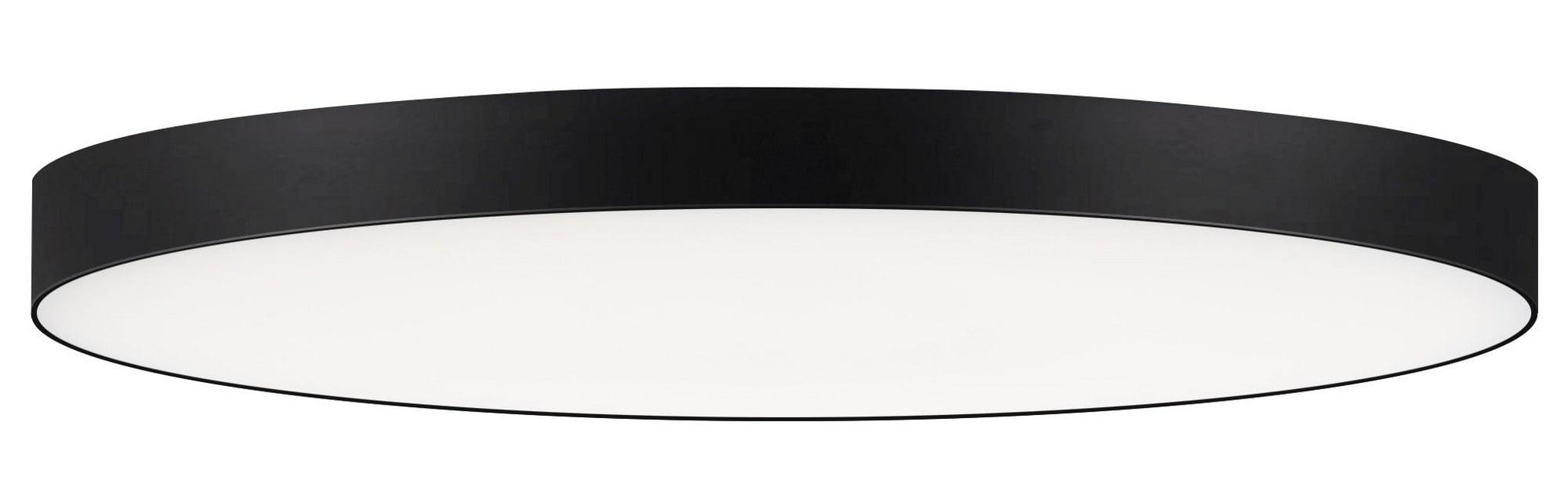 57670WTBK-Maxim Lighting-Trim - 16 Inch 25W 1 LED Round Flush Mount-Black Finish
