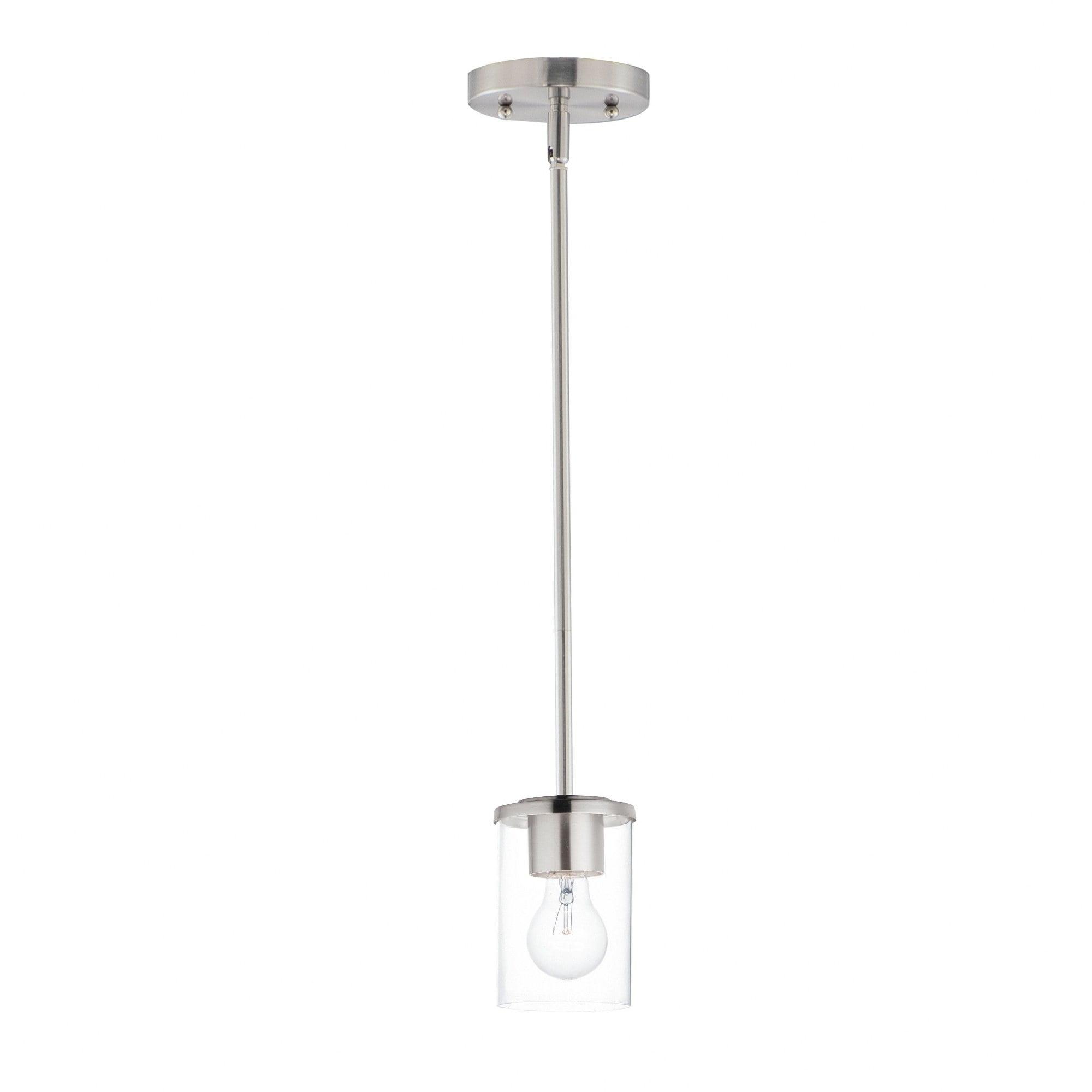 Maxim Lighting - Corona - 1 Light Mini Pendant-Satin Nickel Finish - Maxim