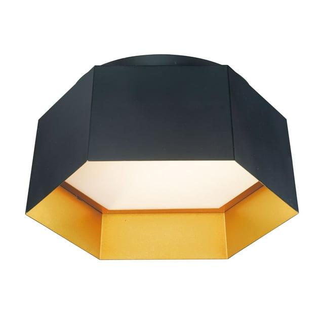 Allo Single Light Metal LED Flush Mount