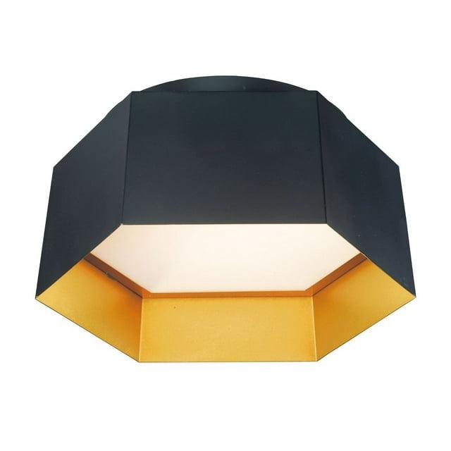 Allo Single Light Metal LED Flush Mount