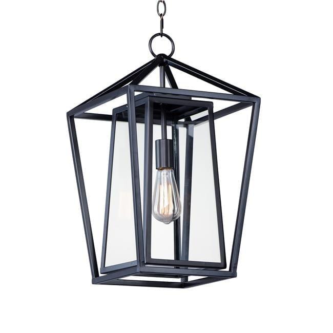 Maxim 3178 Artisan 1 Light 21" Tall Outdoor Pendant - Black