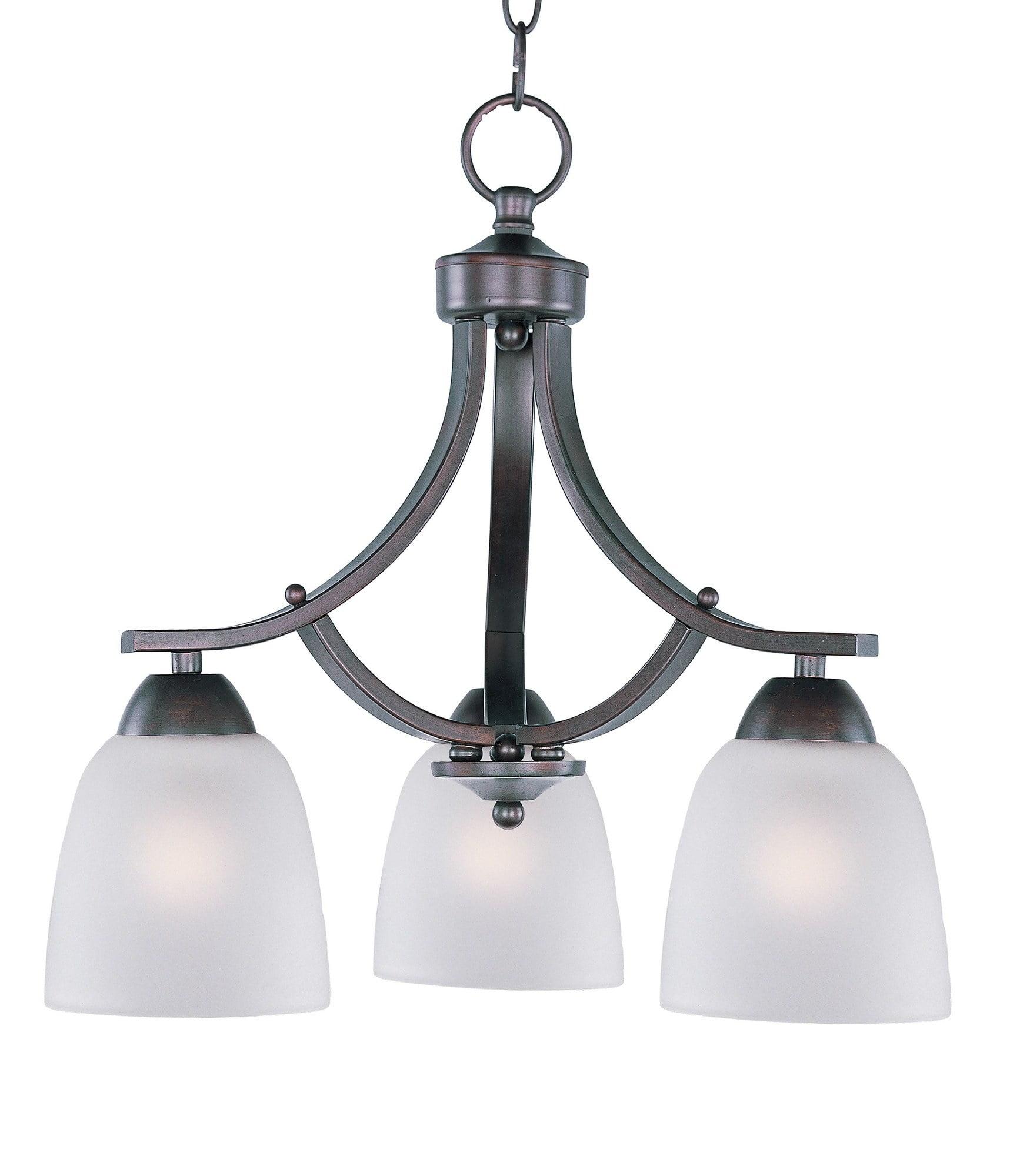 Maxim Lighting Axis 3 - Light Chandelier in  Oil Rubbed Bronze