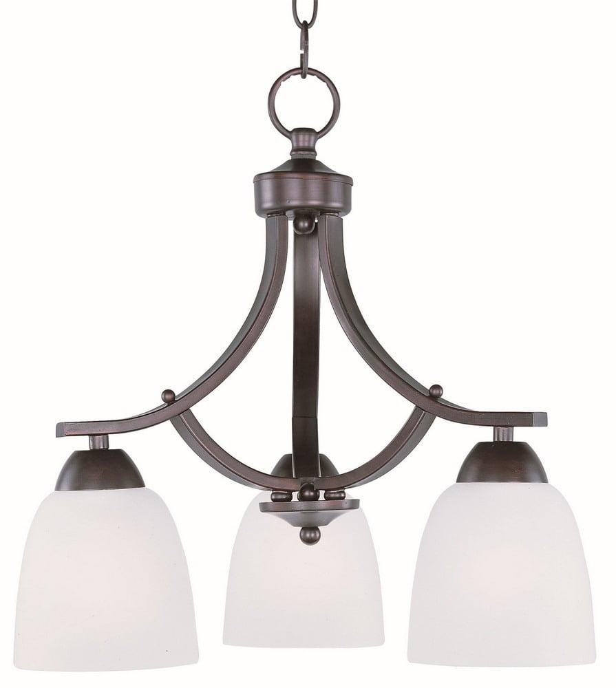 Maxim Lighting Axis 3 - Light Chandelier in  Oil Rubbed Bronze