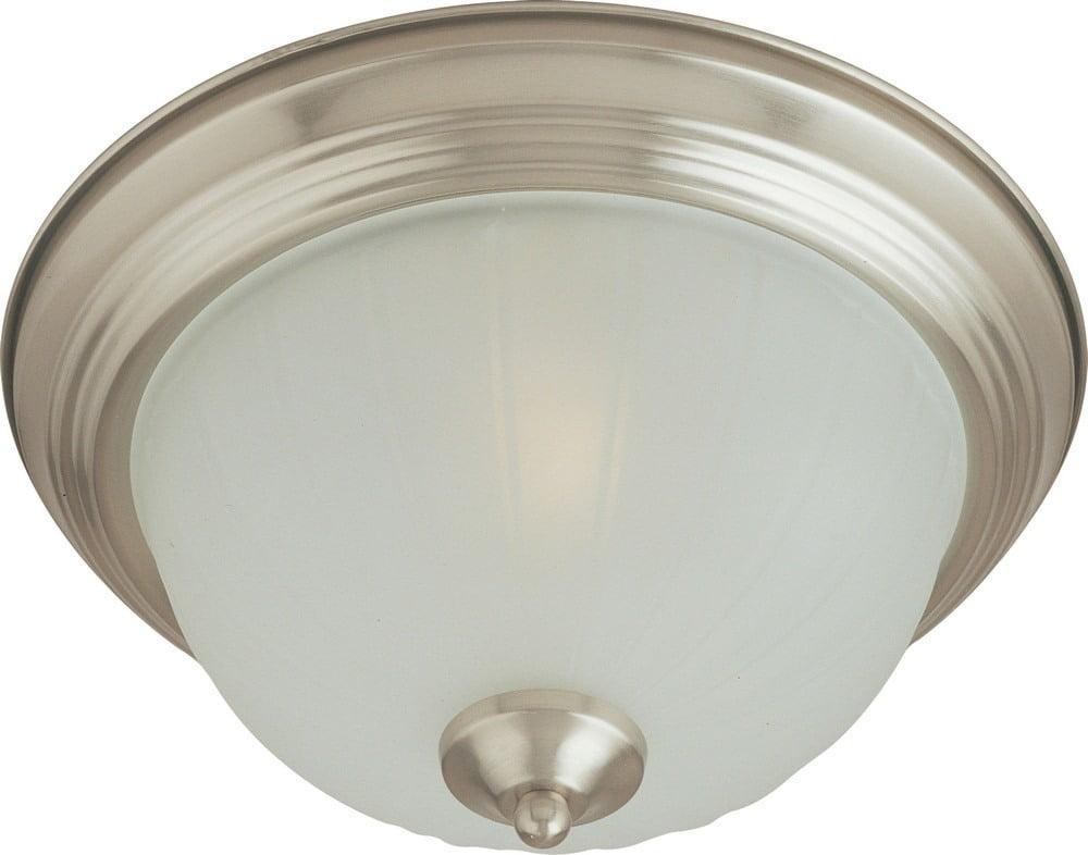 Maxim Lighting Essentials - 583x 3 - Light Flush Mount in  Satin Nickel