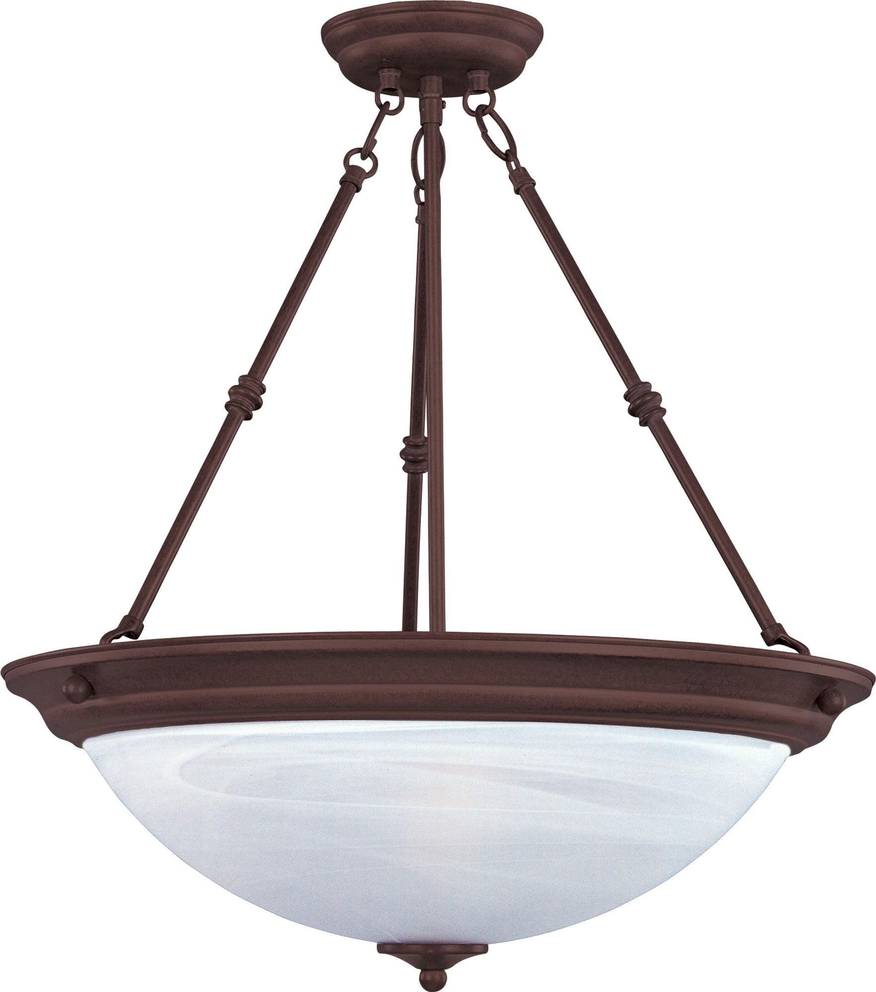 Maxim Lighting Essentials - 584x 3 - Light Pendant in  Oil Rubbed Bronze