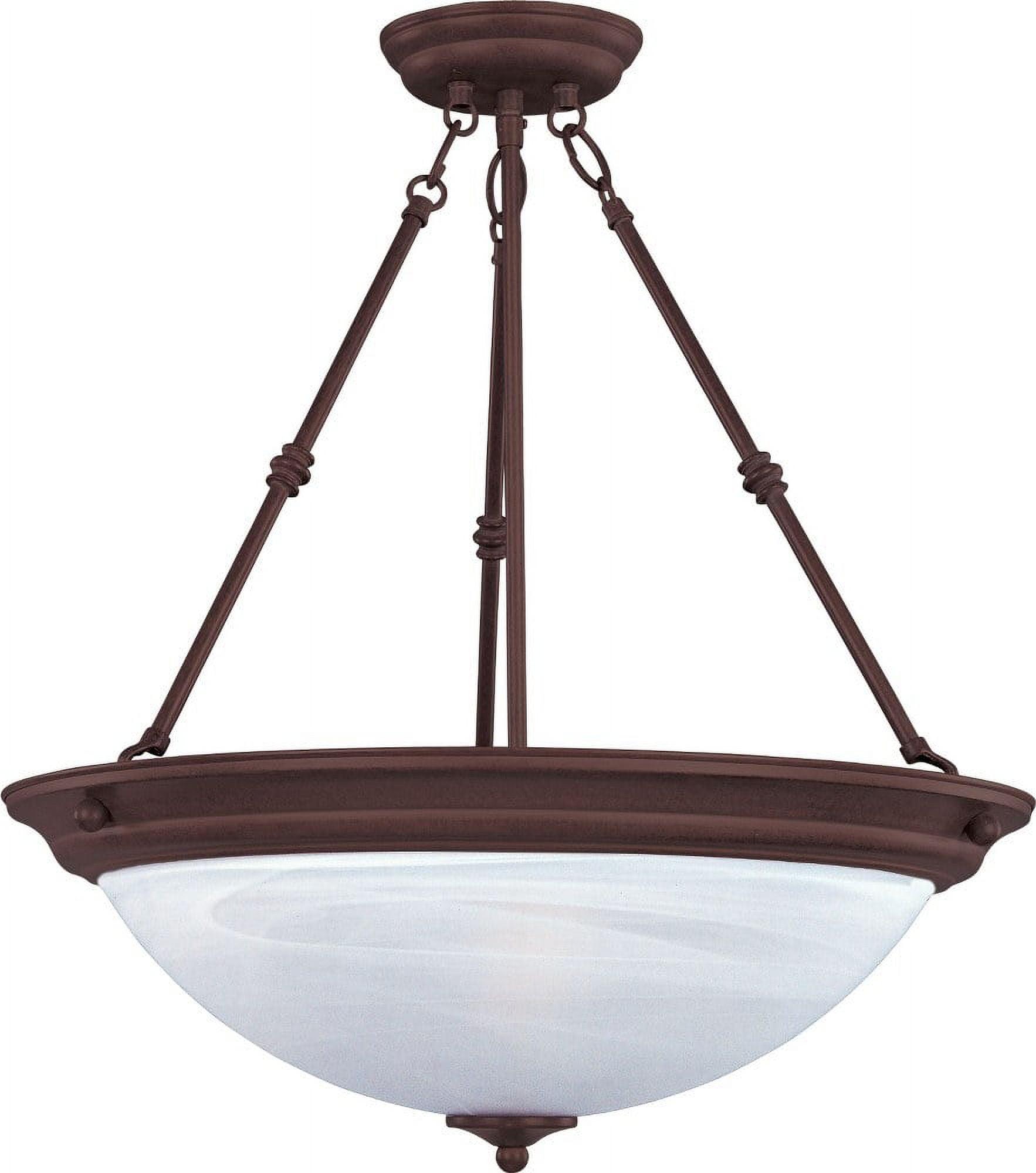 Maxim Lighting Essentials - 584x 3 - Light Pendant in  Oil Rubbed Bronze