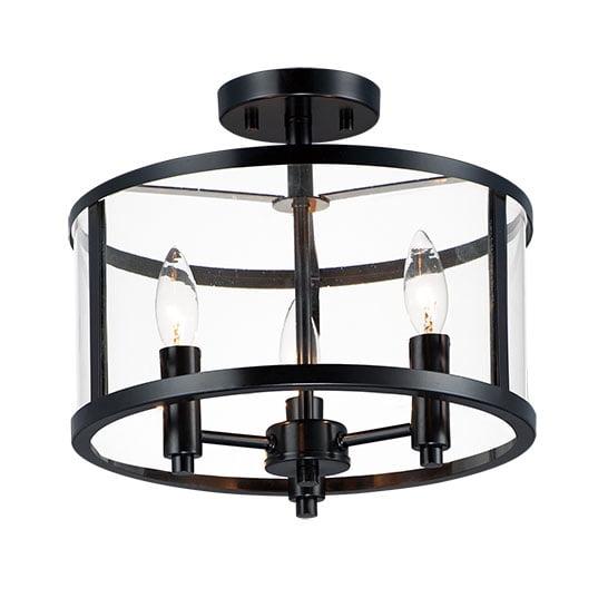 Maxim Lighting - Three Light Semi Flush Mount - Sentinel - Three Light