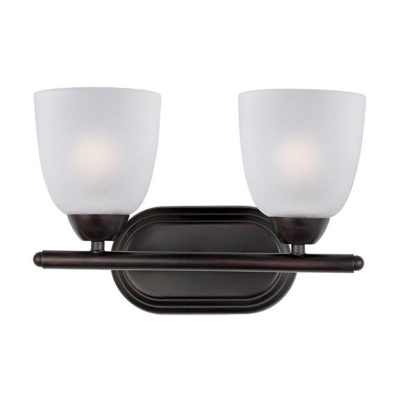 Maxim Lighting Axis 2 - Light Vanity in  Oil Rubbed Bronze
