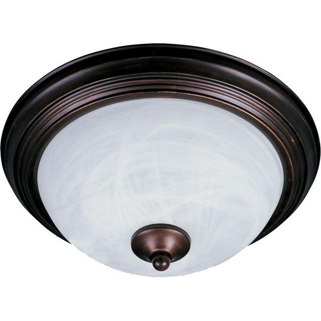 Maxim Lighting Essentials - 584x 2 - Light Flush Mount in  Oil Rubbed Bronze