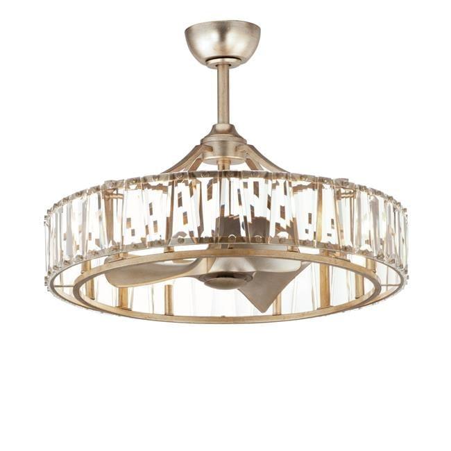 33 in. Odeon Golden Silver Fandelight