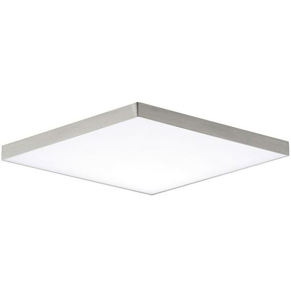 57675WTSN-Maxim Lighting-Trim - 15 Inch 25W 1 LED Square Flush Mount-Satin Nickel Finish