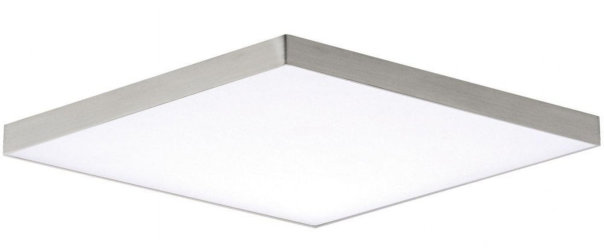 Maxim Trim - 15 Inch 25W 1 LED Square Flush Mount-Satin Nickel Finish