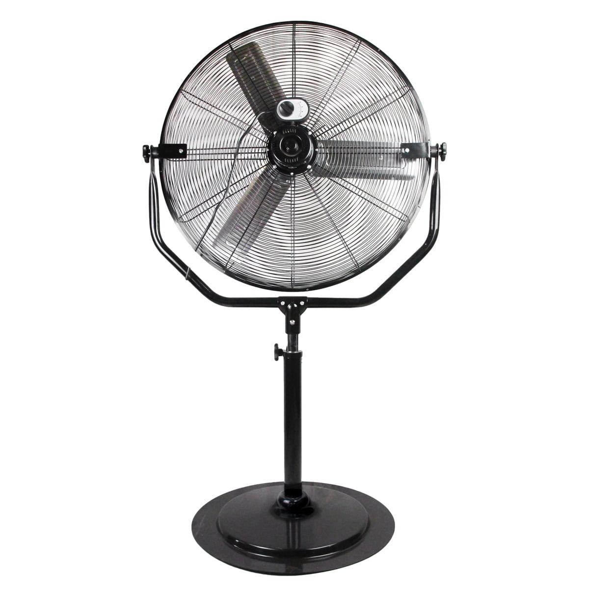 MaxxAir 30" Industrial Pedestal Fan, High Powered High CFM Stand Fan