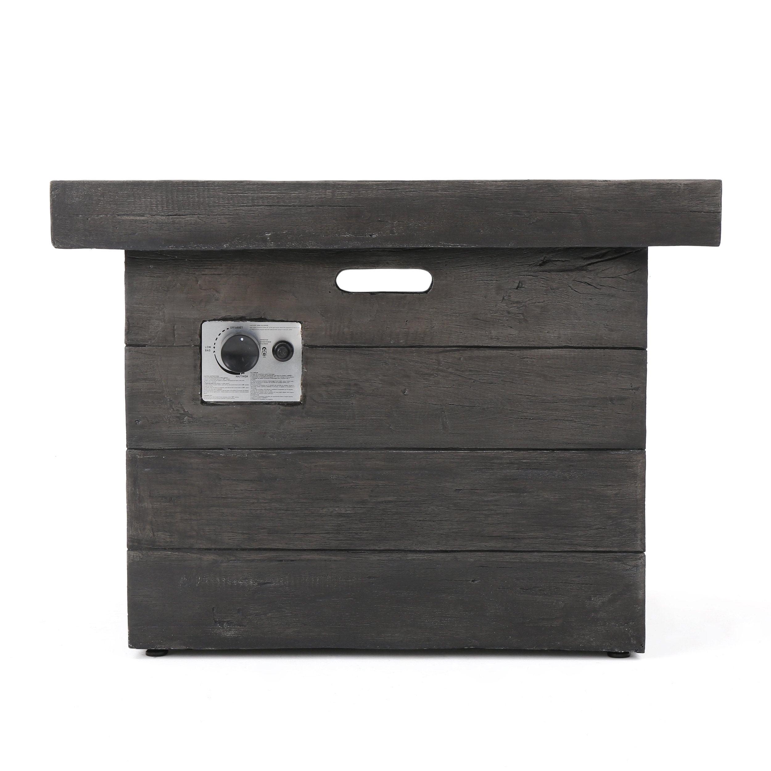 Rosia Square Fire Pit Table