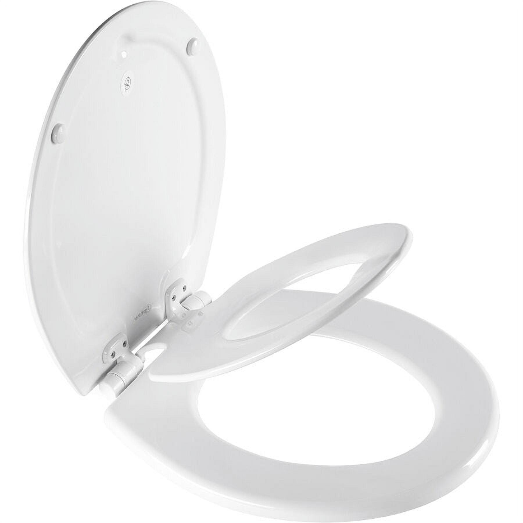NextStep2 Round Slow Close Toilet Seat with Built-In Potty Training Seat