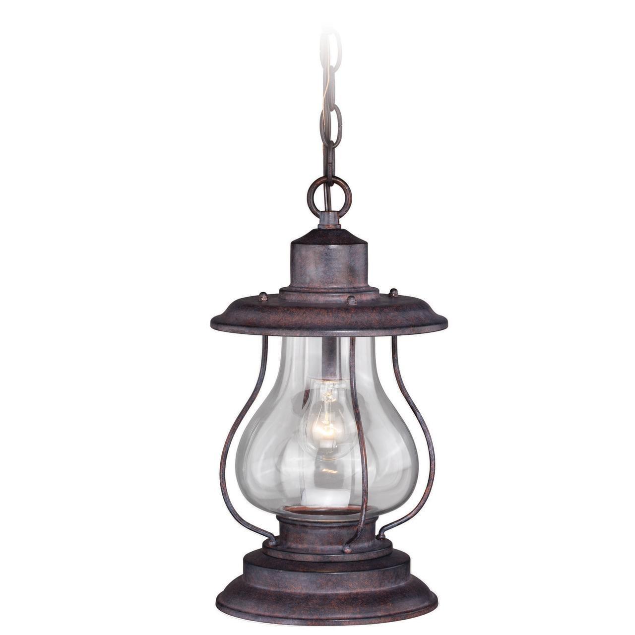 Bronze Mini Nautical Outdoor Lantern with Clear Glass