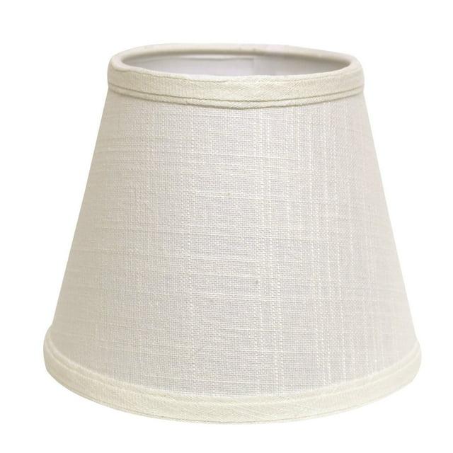 Hardback Lampshade Slant Empire White - Modern Lamp Shade for Table & Floor Lamps