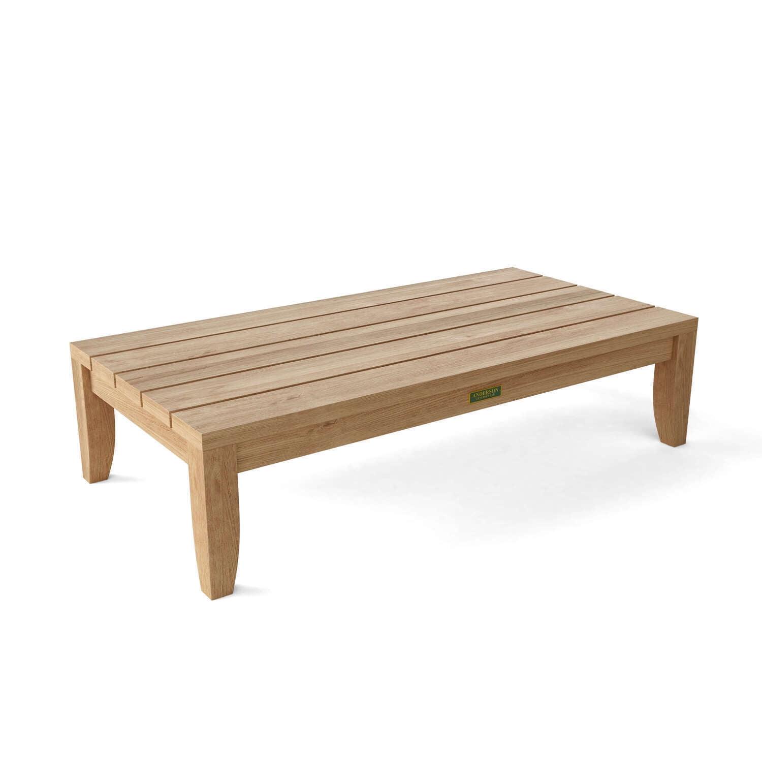 Anderson Teak Rectangular Teak Outdoor Coffee Table