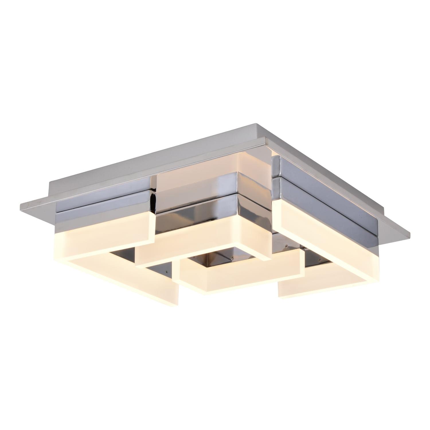 Vaxcel Atra 1 - Light Flush Mount ,  Chrome