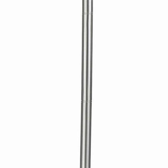 Torchiere Floor Lamp - 3-Way Adjustable Light, White Finish, Frosted Glass Shade, Stable Base, Living Room Lamp