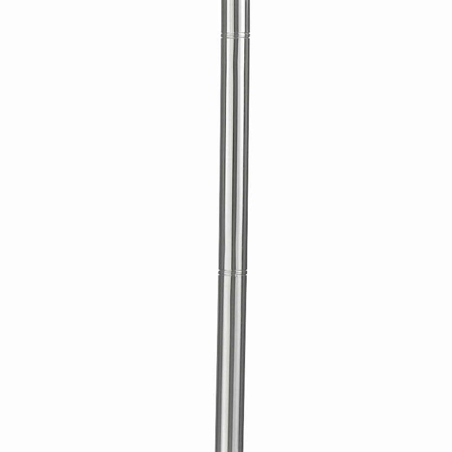 Torchiere Floor Lamp - 3-Way Adjustable Light, White Finish, Frosted Glass Shade, Stable Base, Living Room Lamp