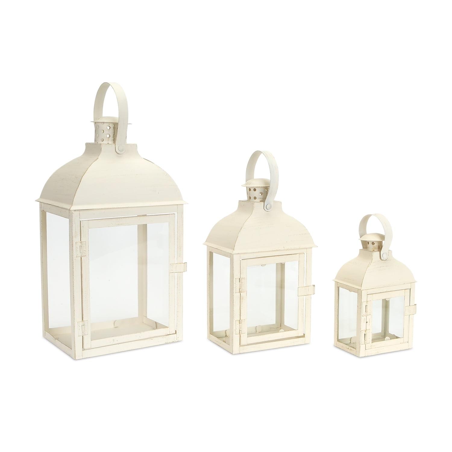 Melrose Modern Metal Lantern (Set of 3)