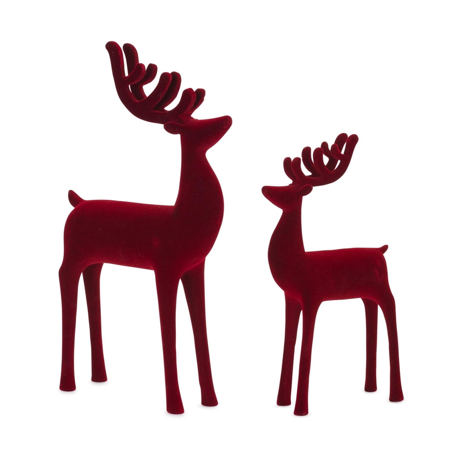 2 Piece Deer Figurines Set