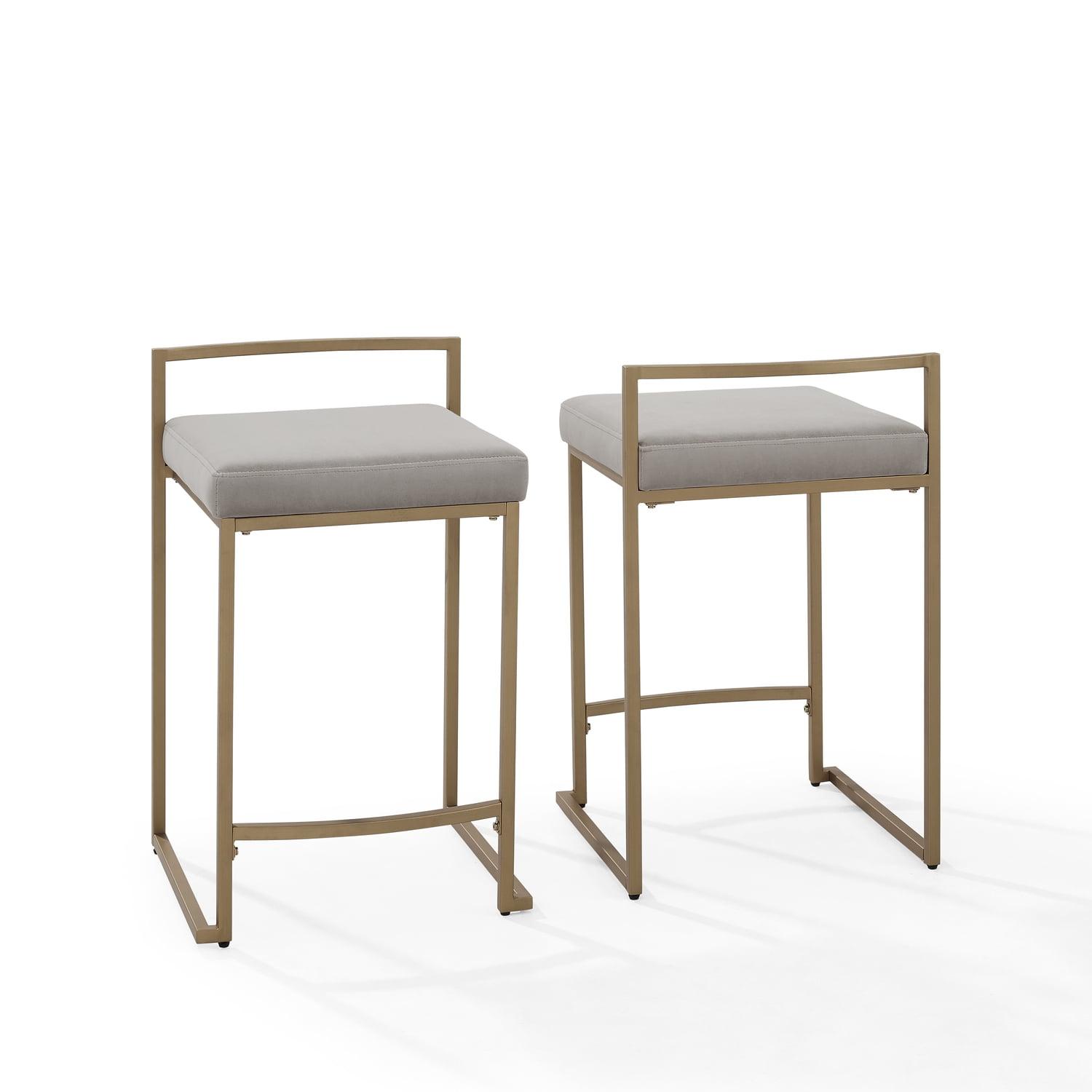 Progreso Upholstered Counter Stool with Metal Frame