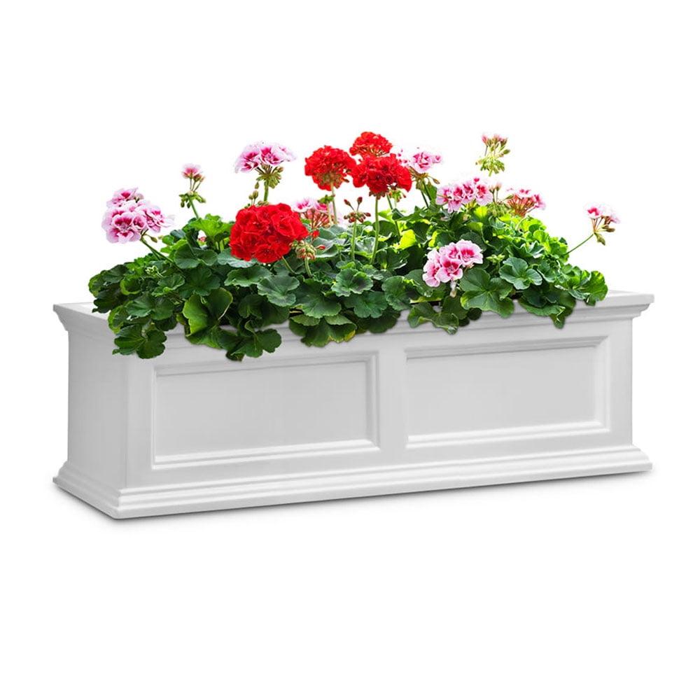 Mayne Inc. Anastasiya Resin Window Box Planter with Water Reservoir
