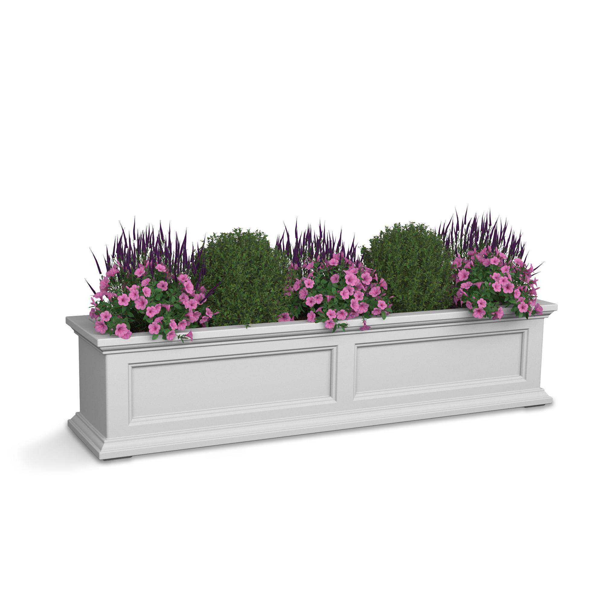 Mayne Inc. Anastasiya Resin Window Box Planter with Water Reservoir