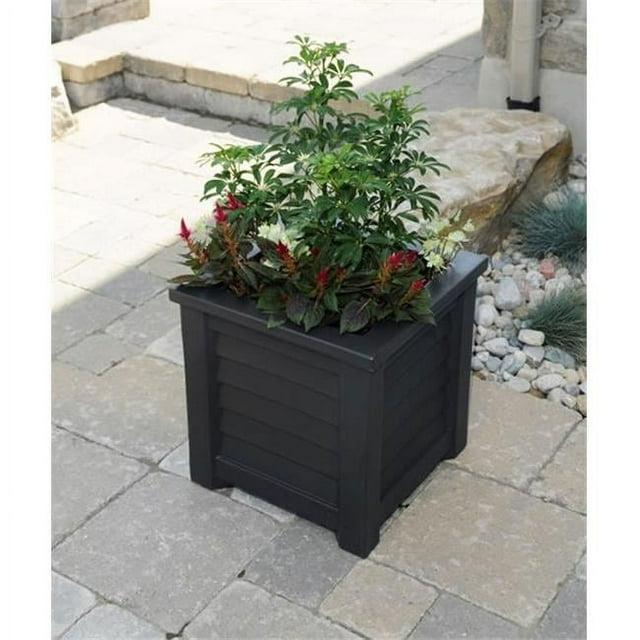 Mayne Inc. Lakeland Square Resin Planter with Water Reservoir