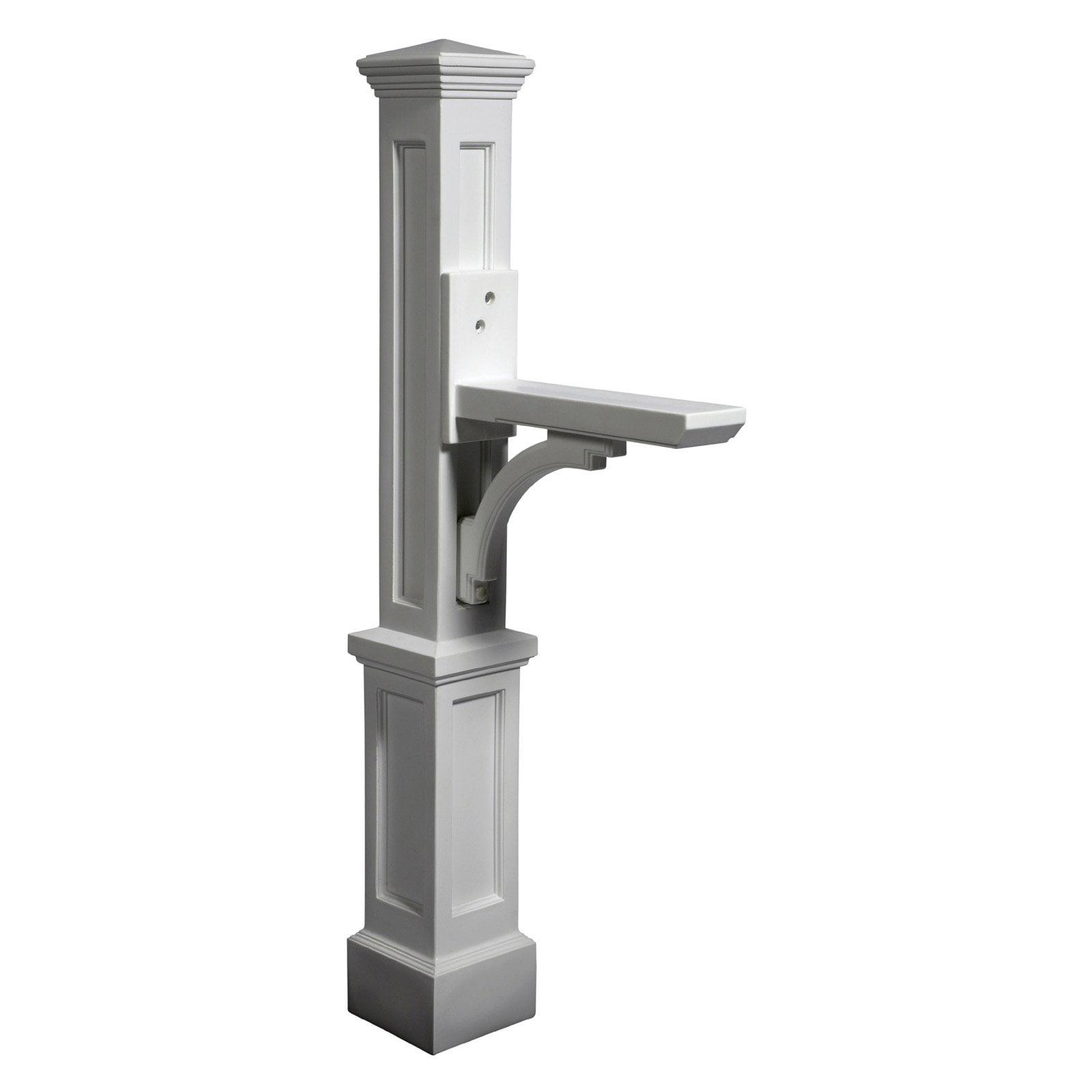 Newport Plus Collection 56" H In-Ground Decorative Post with Arm