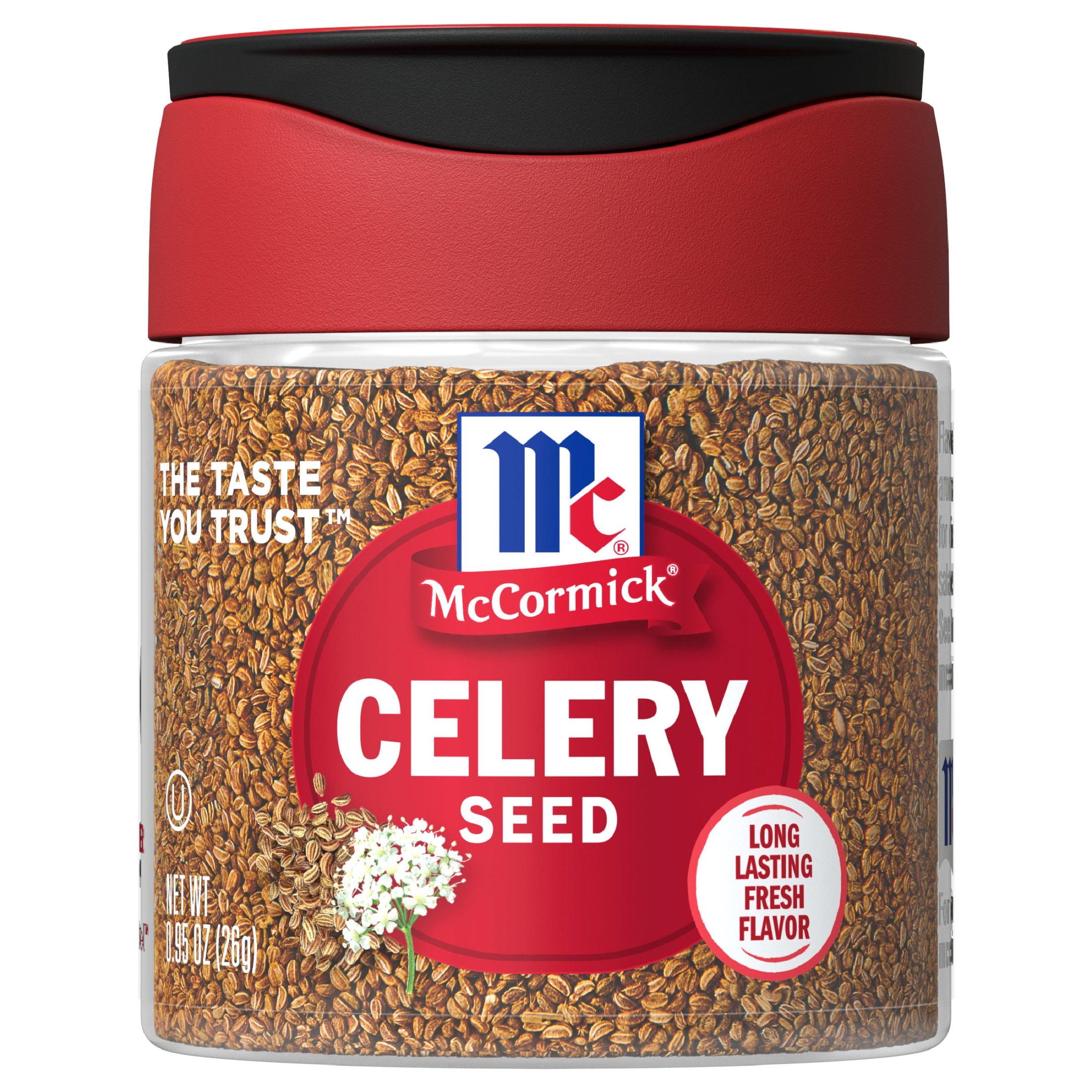 McCormick Non-GMO Kosher Whole Celery Seed, 0.95 oz Bottle
