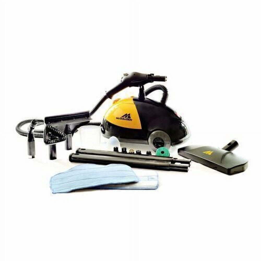 McCulloch MC1275 Heavy-Duty Steam Cleaner, 45 Minute Runtime, 18 Accessories: Mop Head, Brushes, & More - Built for Home, Tile, Grout, Carpet, Furniture, Car Detailing, & Commercial Deep Cleaning