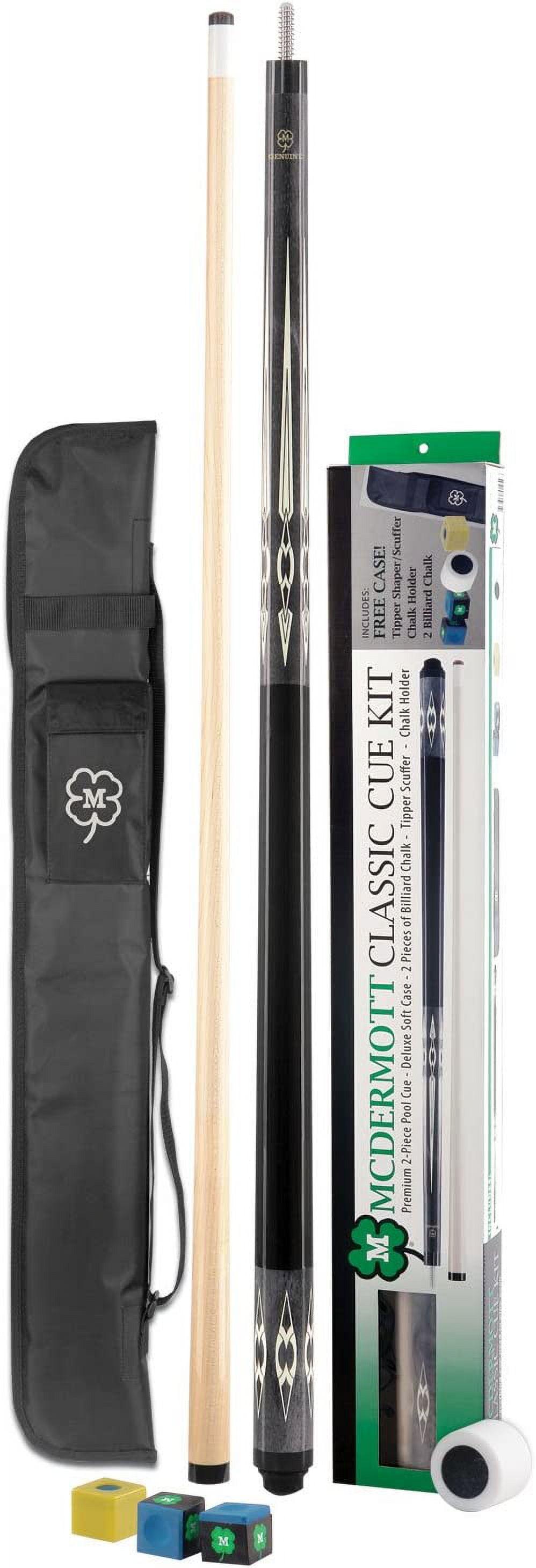 McDermott 7-Piece Classic Pool Billlards Cue Kit & Case | KIT4