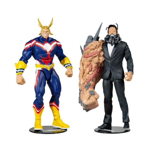 McFarlane Toys My Hero Academia All Might vs. All For One 2-Pack - 7 inch Collectible Action Figures