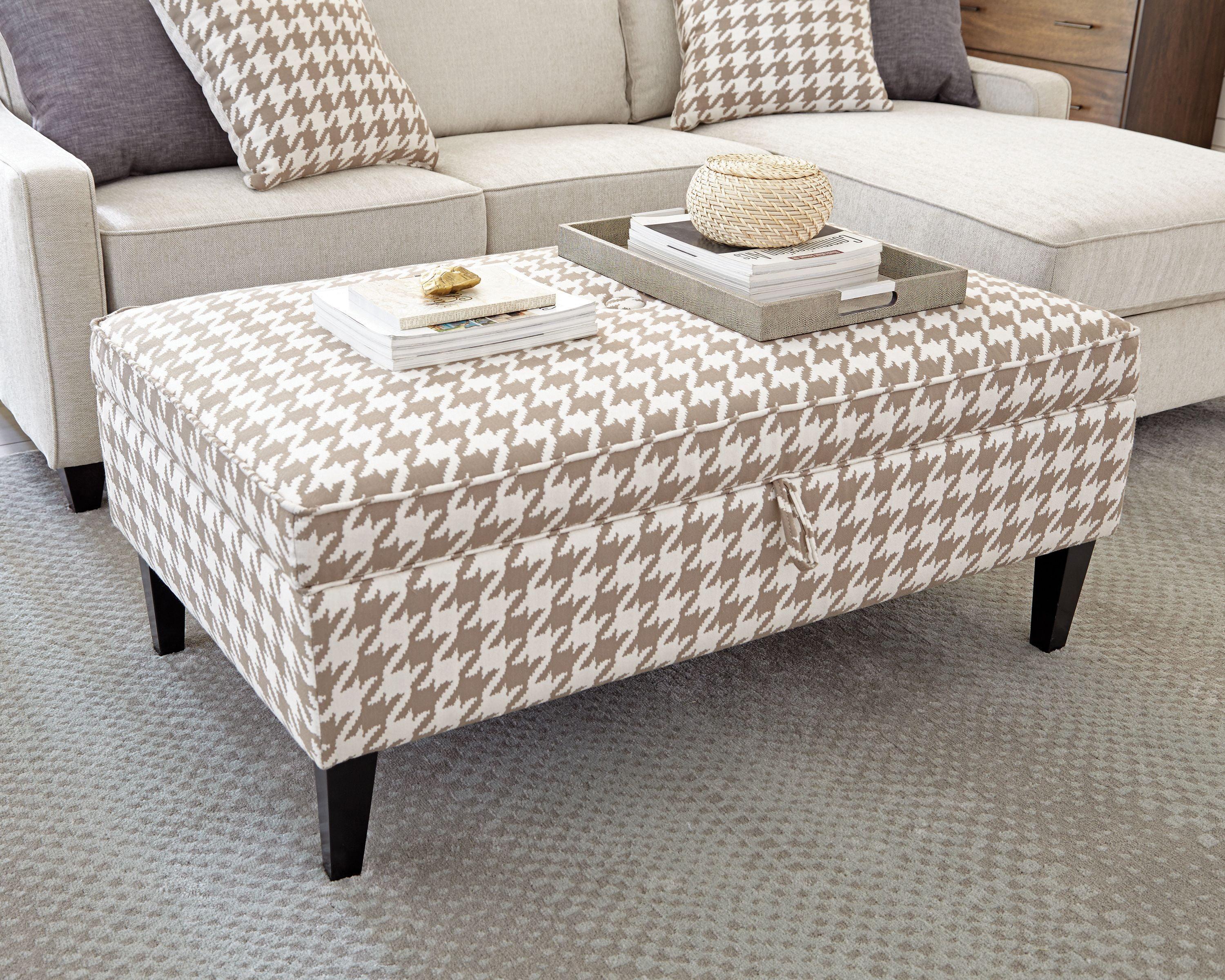 Billur Upholstered Storage Ottoman