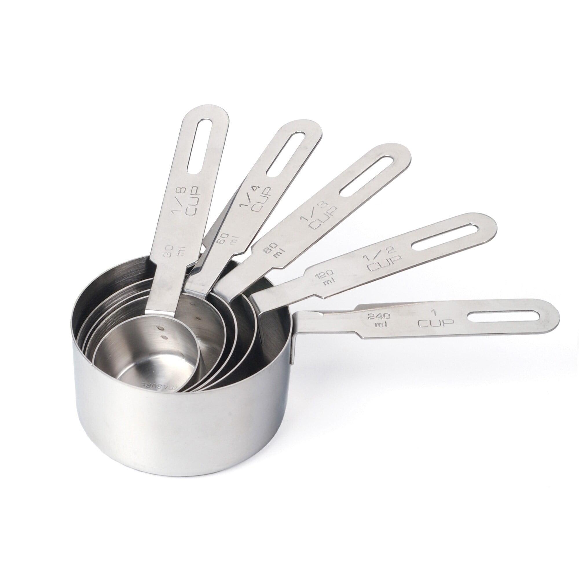 Design Imports 5 -Piece Stainless Steel Measuring Cup Set (Set of 5)