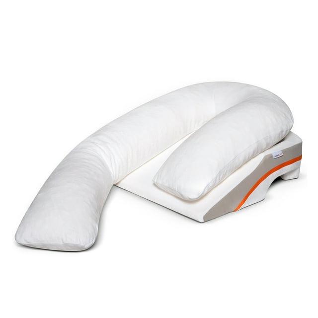 MedCline Reflux Relief System - Bed Wedge Pillow for Acid Reflux Relief, Full Body Pillow with Arm Hole - Large - 6' & Above