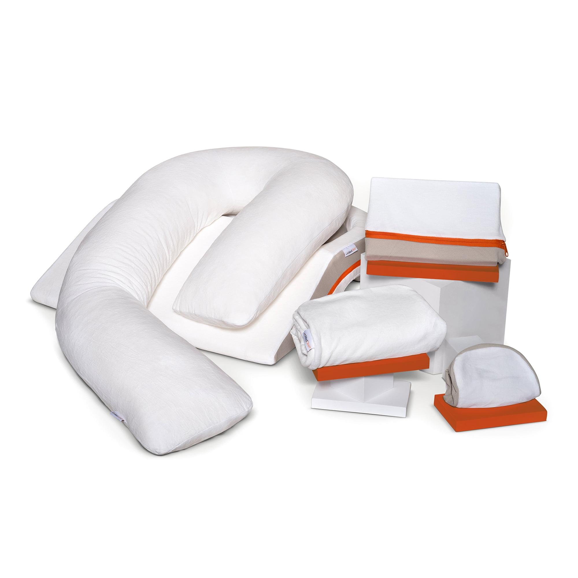 MedCline Reflux Relief System - Bed Wedge Pillow for Acid Reflux Relief, Full Body Pillow with Arm Hole - Large - 6' & Above