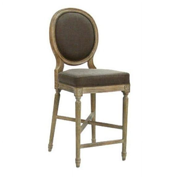 One Allium Way® Asta Upholstered Counter Stool with Solid Wood Frame