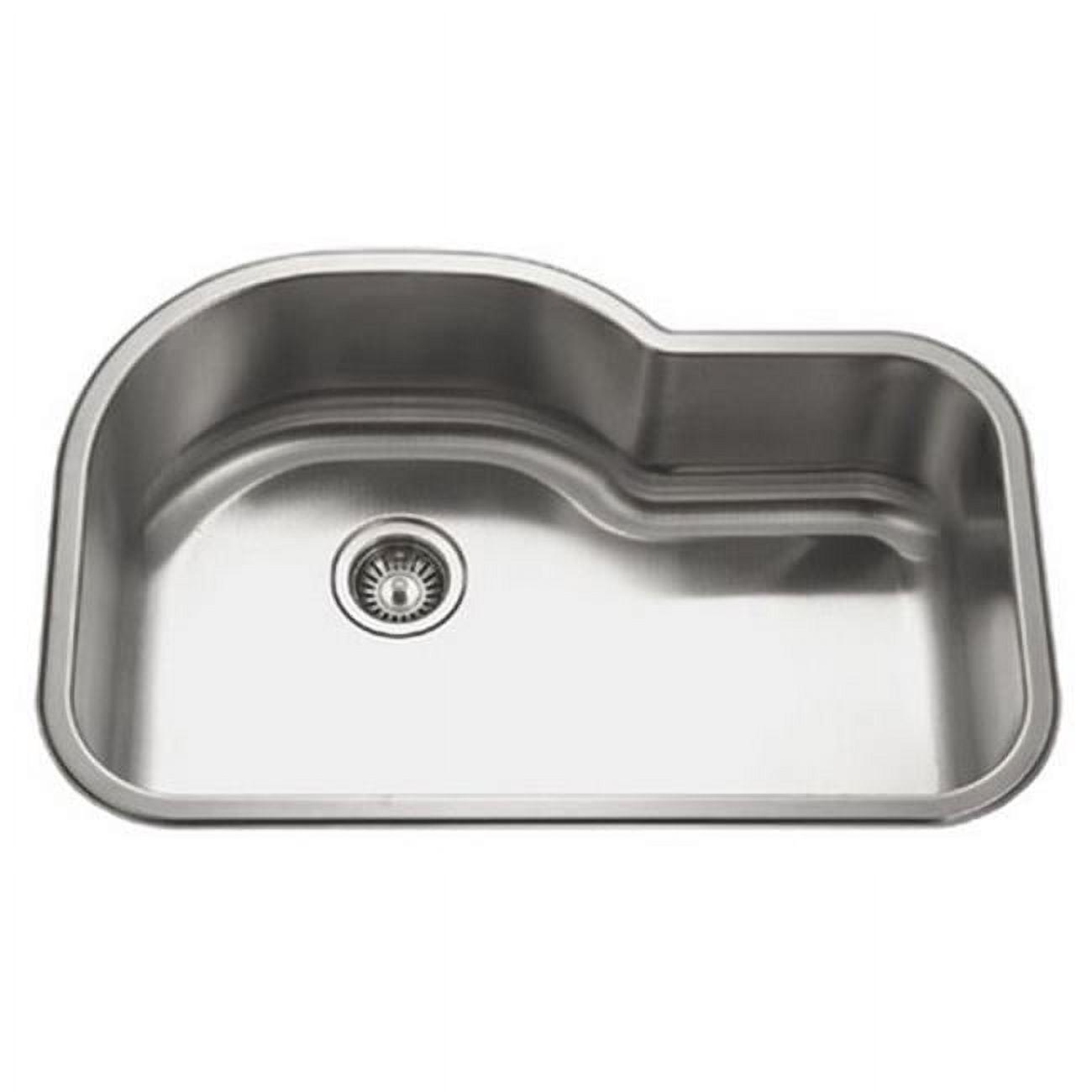 Medallion Designer 31.5'' L Undermount Single Bowl Stainless Steel Kitchen Sink