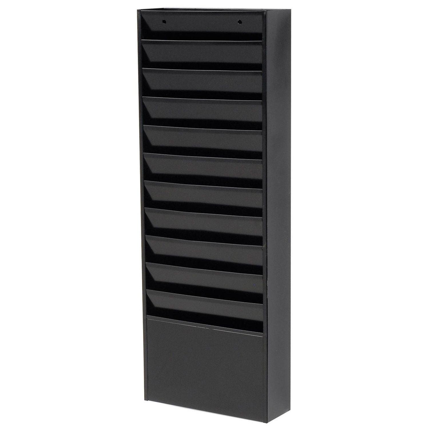 Global Industrial Stainless Steel Hanging Files Open