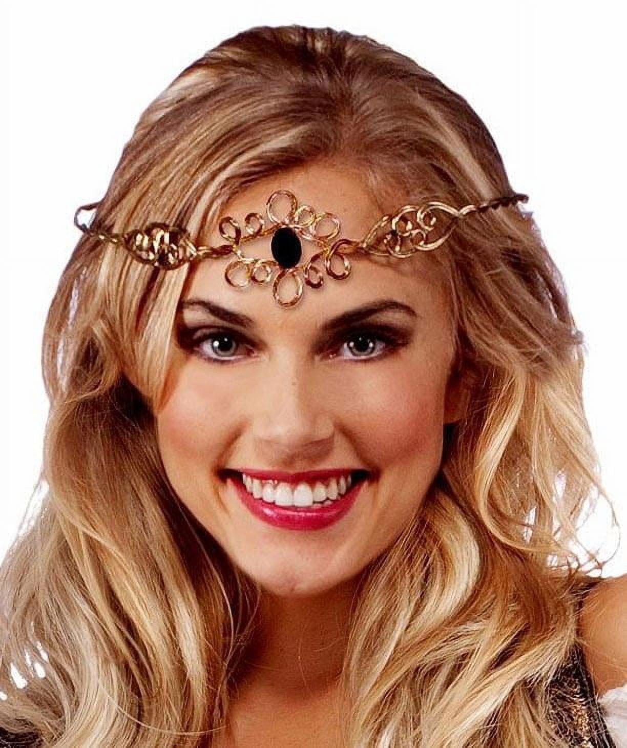 Forum Novelties Medieval Princess Gold Circlet Crown Adult Costume Head Ornament One Size
