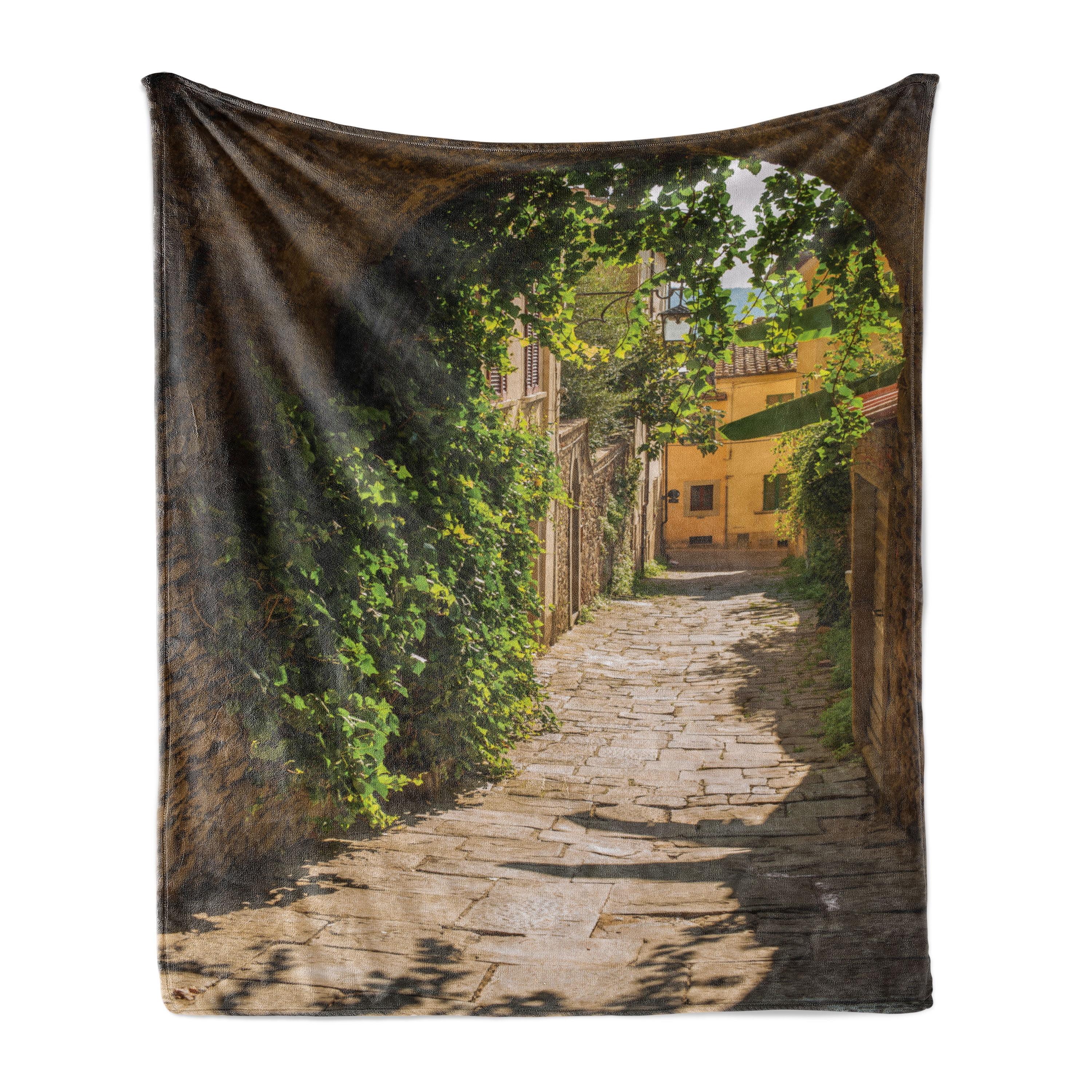 Tuscany Street Multicolor Fleece Throw Blanket 50" x 70"