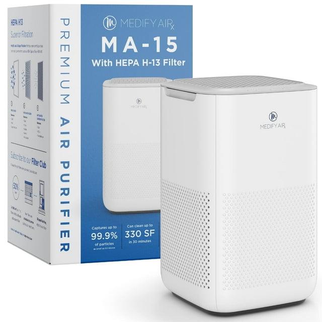 Invenitiah Medify MA-15 Air Purifier With True HEPA H13 Filter | 585 Ft² Coverage In 1Hr For Allergens, Smoke, Wildfires, Dust, Odors, Pollen, Pet Dander | Quiet 99.9% Removal To 0.1 Microns 2-Pack | Wayfair