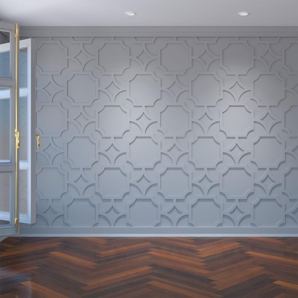 Medium Anderson 27.88" Unfinished Fretwork PVC Wall Panel