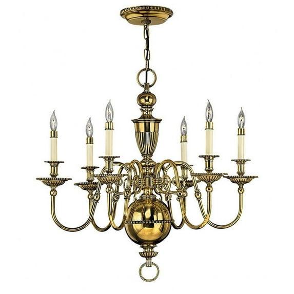 Cambridge 6-Light Candle Single Tier Chandelier